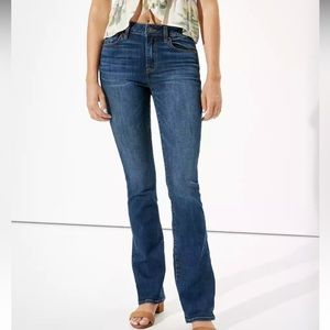 American Eagle High Rise Skinny Kick Jeans